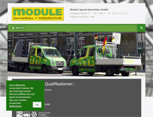 Tablet Screenshot of module-berlin.de